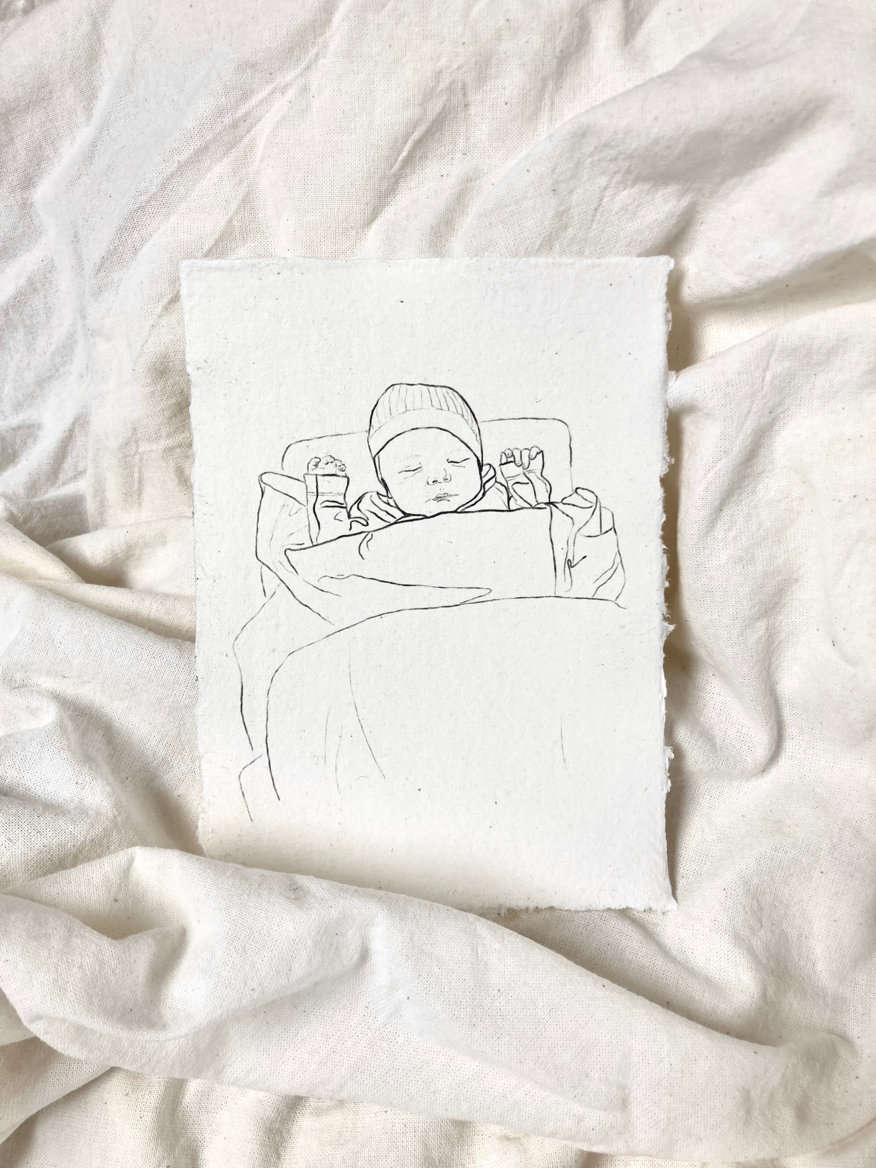 Baby illustratie