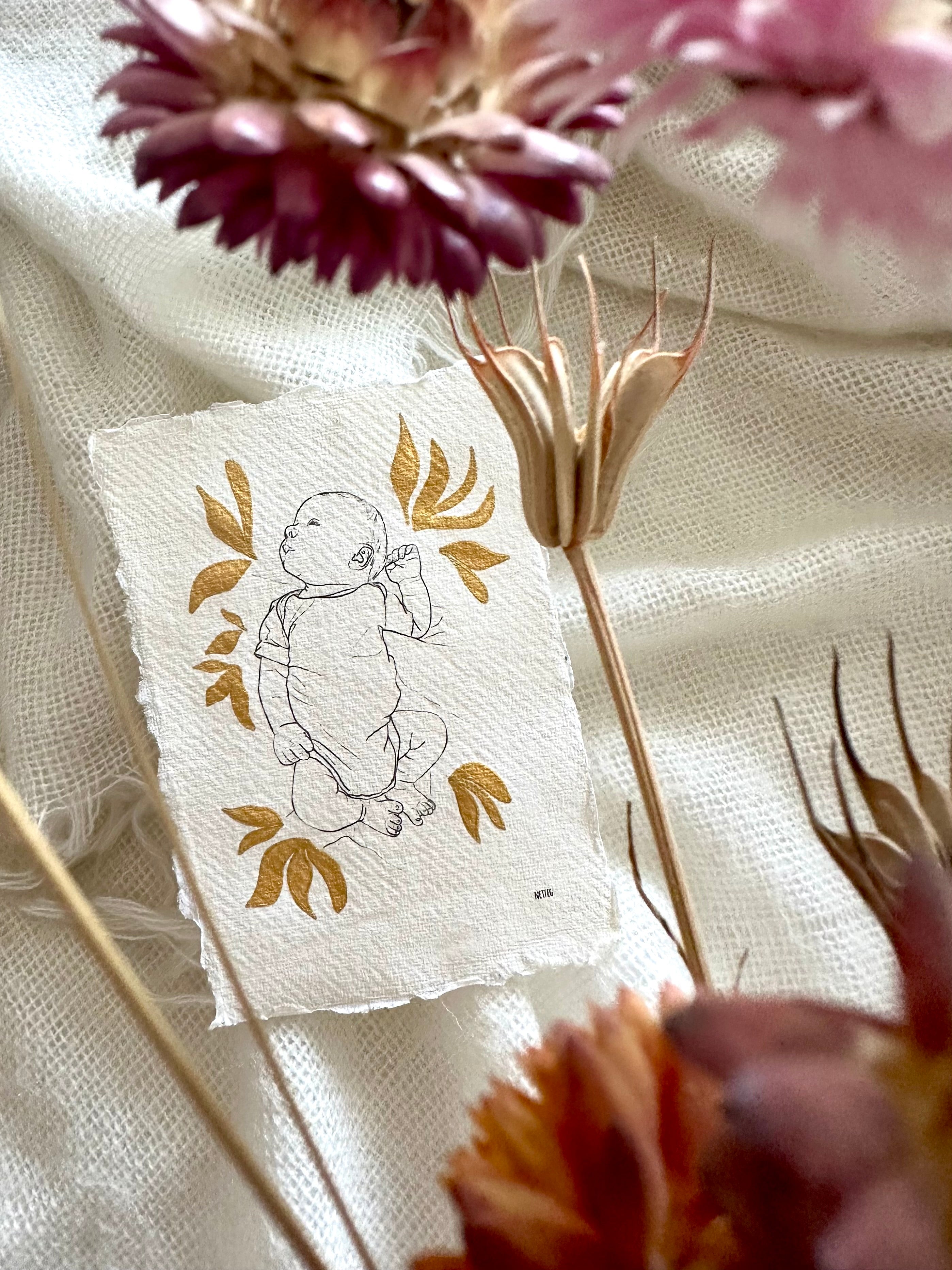 Baby illustratie