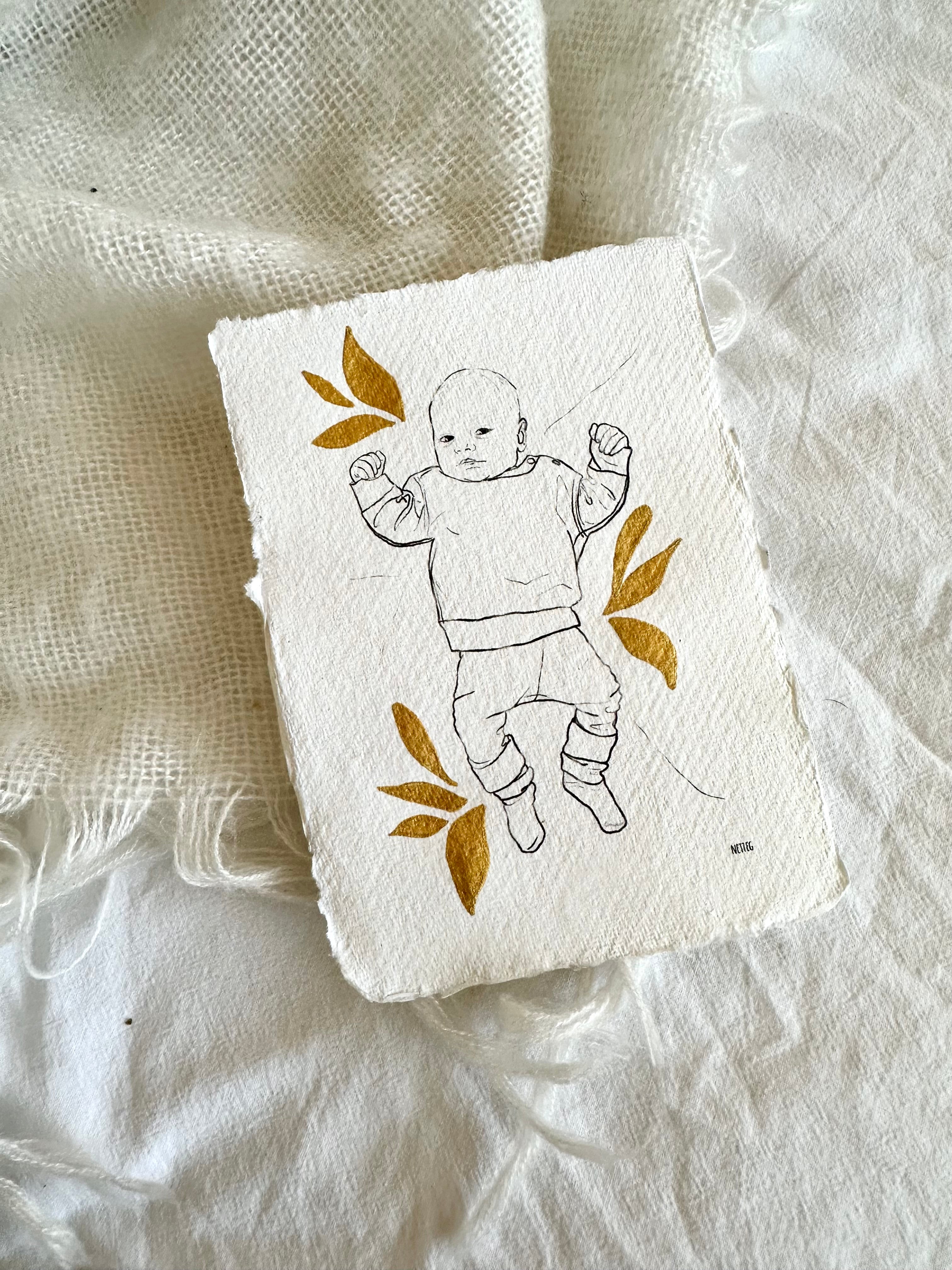 Baby illustratie