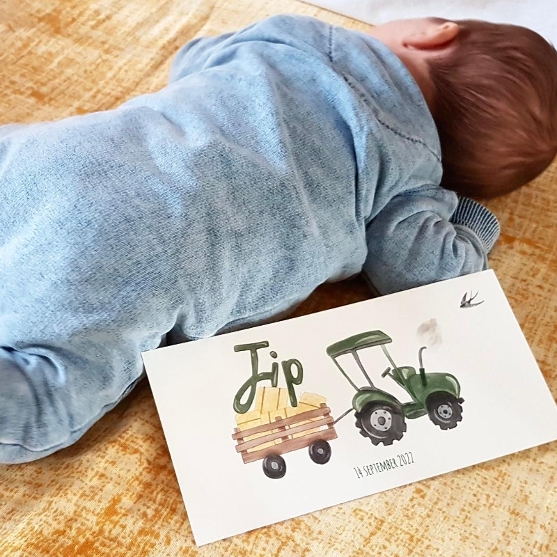 Geboortekaartje Maatwerk