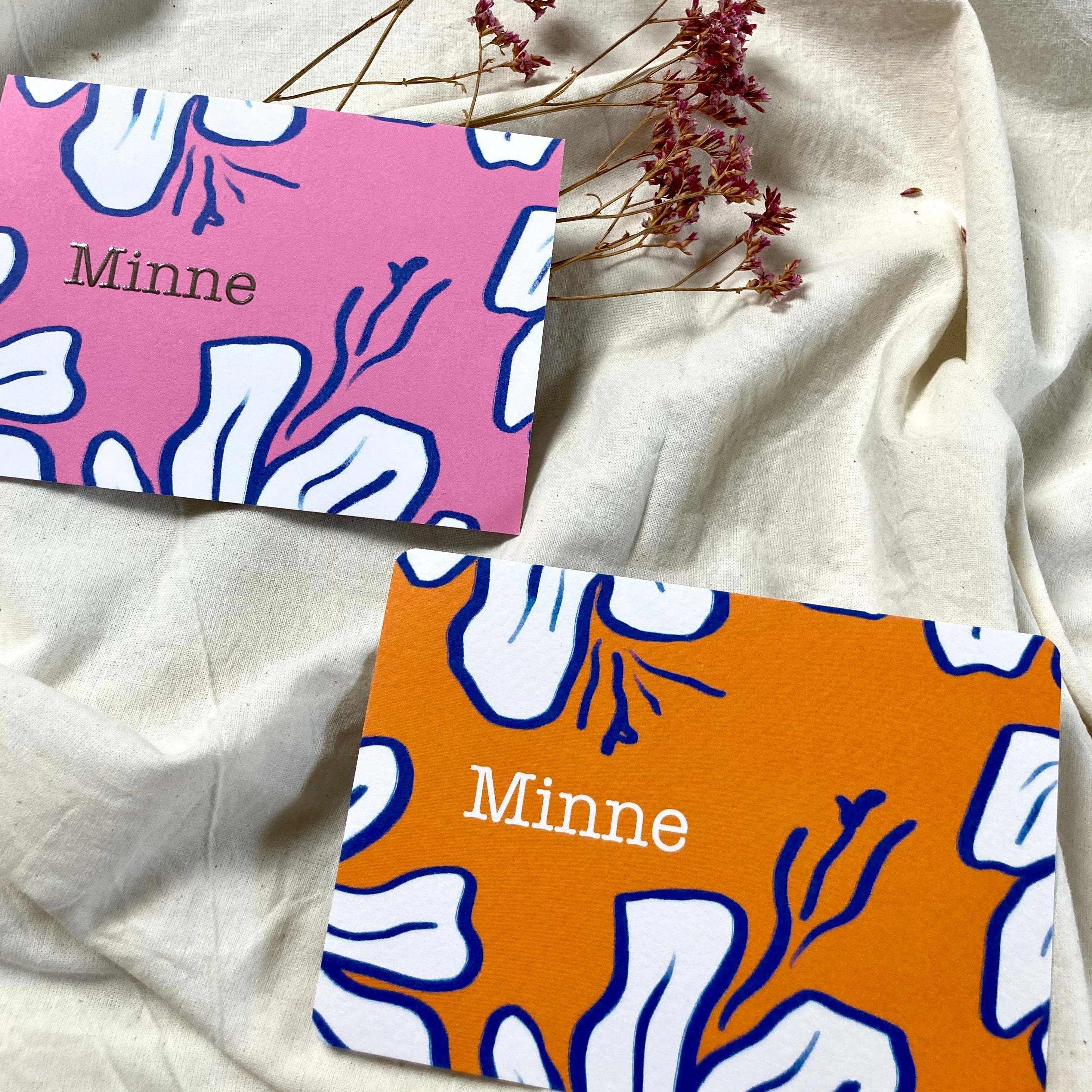 Geboortekaartje Minne | Oranje